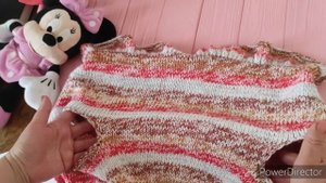 #жилет_спицами #вязание Жилет-безрукавка на девочку спицами