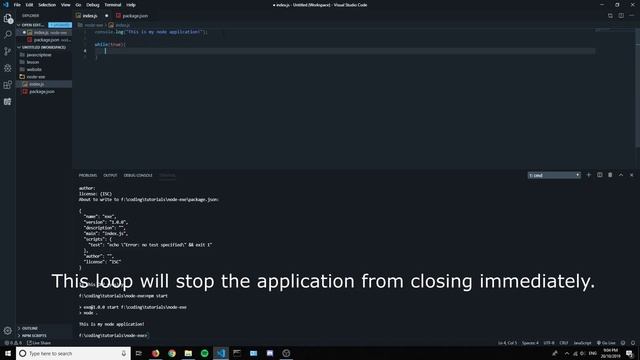 How to package node.js (How to compile a nodejs application)(Make an exe with nodejs)(Easy)(2021) смотреть онлайн