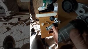 SsangYong Rexton стук фтулок натяжитель .втулки своими рукам