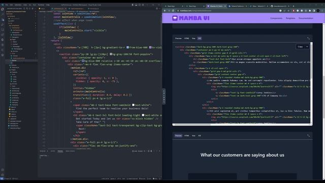 Tailwind CSS Agency Website with React, Framer Motion TailGrids, MambaUI and much more смотреть онлайн