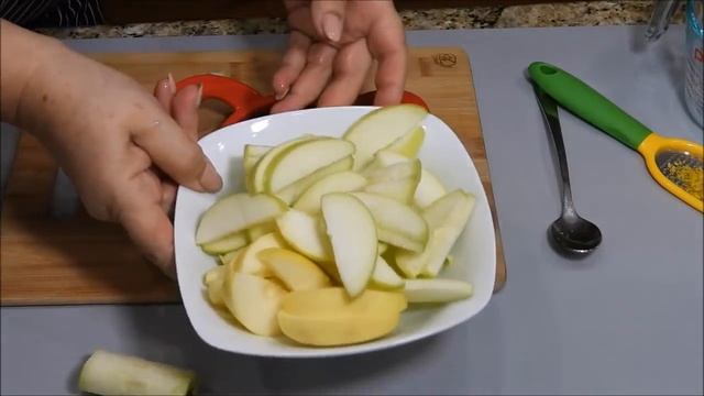 Воздушный Блин с Яблоками.  Шикарный Завтрак. Breakfast