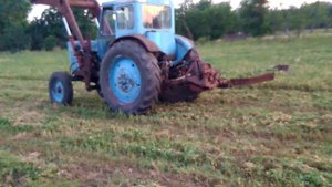 МТЗ-50 с КСФ-2,1 Шумахер в работе