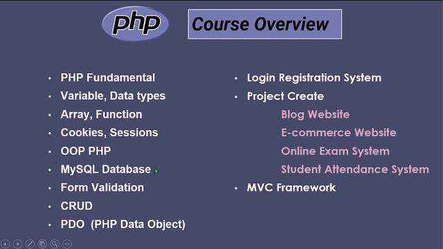Course Overview | PHP For Absolute Beginners Full Bangla Tutorial 2021 | Part - 1