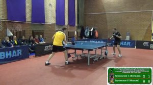 Sergey KURILCHIK vs Roman BORTNIKOV Raubichi, Belarus Open Championship 2012 Table Tennis