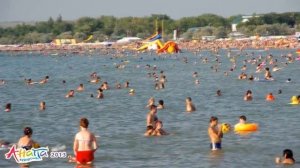Анапа, центральный пляж 2 августа 2013, вечер