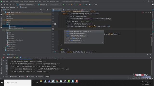Flutter Tutorial - Filter List with GetX