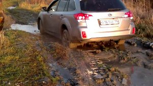 Subaru Outback 2011 on light off-road