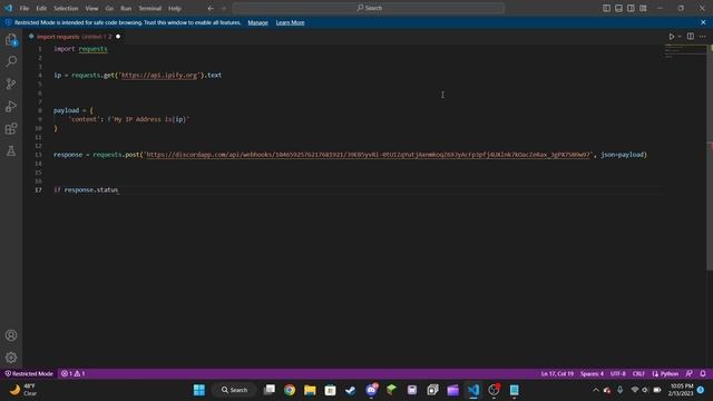 How to code a IP Grabber in Python