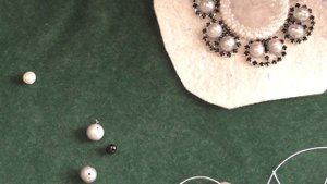 Вышивка классической броши камнями и бисером. Мастер класс