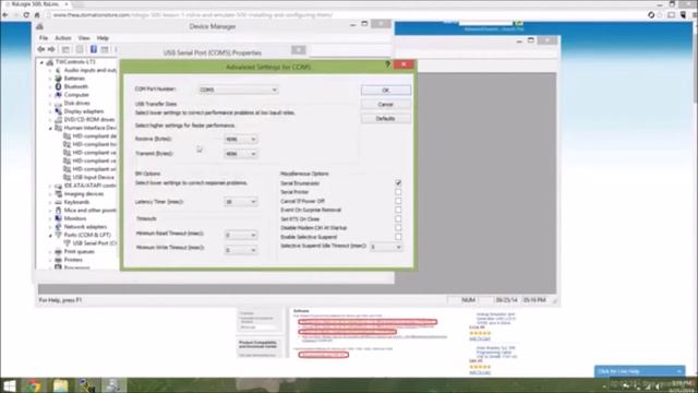 USB COM port number.  Changing in Windows 8, 7, and XP смотреть онлайн