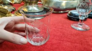 2 предмета Императорского стеклянного завода из яхтенного сервиза/Русские императорские яхты/Онега