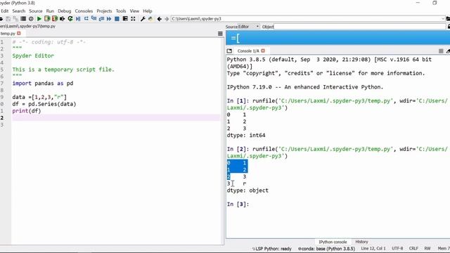 Python Library: Pandas | Introduction to Pandas Library & Series() Function in Pandas