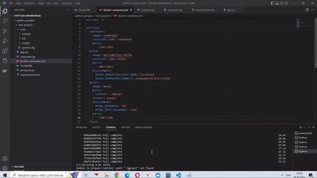PART 6 Docker MySQL MySQL Workbench смотреть онлайн