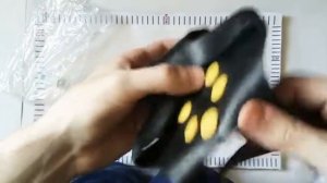 Противоскользящие накладки на обувь, гололёд. Алиекспрес. Распаковка и опыт использования.