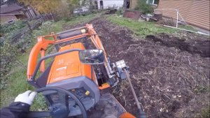Kubota GL 200 (минитрактор) в домашнем хозяйстве.