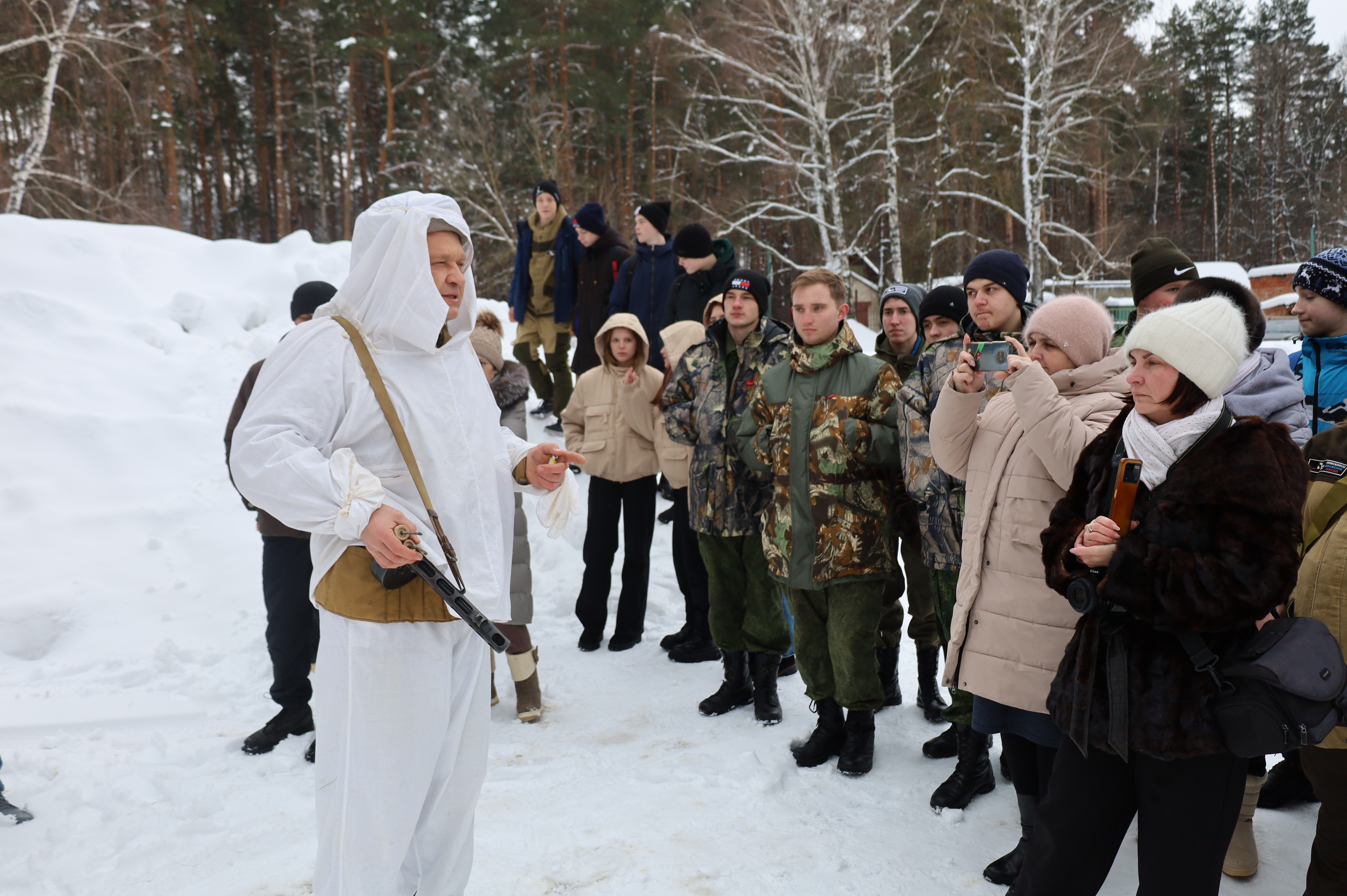 Тамбовские полицейские участвуют в проведении мероприятия по реконструкции Сталинградской битвы