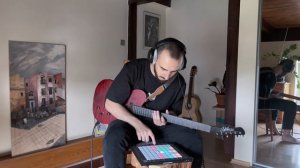 Ambient Baritone Guitar Looping Performance w/ Launchpad Pro MK3 & Ableton Live