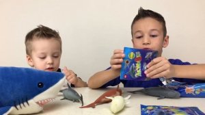 ★ Акулы & Ко Макси от DeAgostini. Открываем тянущихся Акул из рекламы