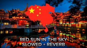 Red sun in the sky Slowed + reverb