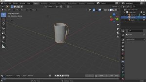 Как сделать простой стакан в Blender Урок