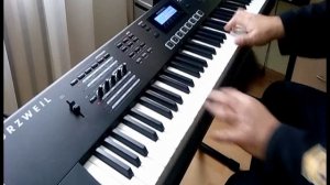 The Doobie Brothers - "Long Train Running" (keyboard solo cover) Kurzweil pc3le7