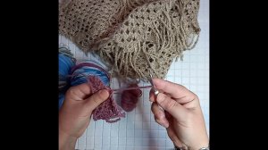 как связать бахрому крючком