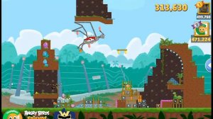 Angry Birds Friends Jurassic Pork Tournament 1213 Level 1 No Power UP