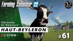 Farming Simulator 22 ● Карта Haut-Beyleron / стрим #61