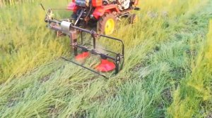 rear grass mower for mini tractor， Новинка 2017! Косилка для мототрактора  КР 09, КРМ 01