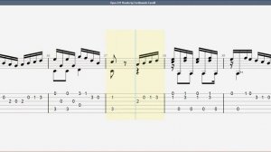 Guitar TAB - Ferdinando Carulli : Opus 241 Rondo | Tutorial Sheet Lesson #iMn