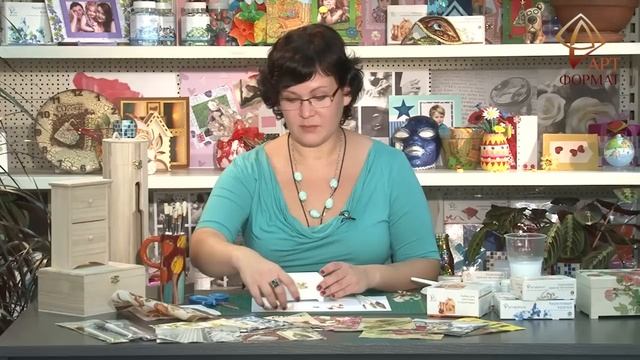 Декупаж и кракелюр. Декорирование деревянной шкатулки смотреть онлайн
