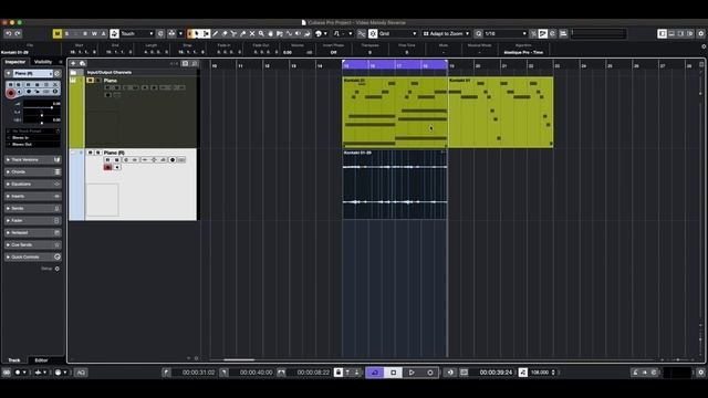 Как Сделать Каждую Ноту Мелодии в Реверсе | Cubase (Бонус: МАКРО)