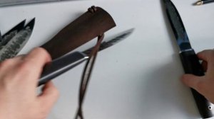 Нож Якут, чёрный граб