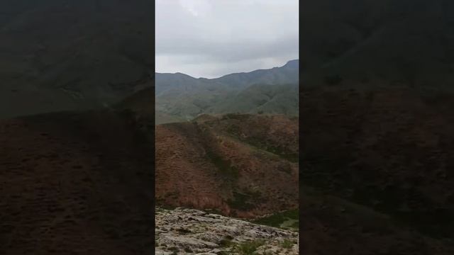 Pop mountains in Namangan region, Uzbekistan.