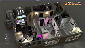 Floor Plan в Home Assistant (Sweet Home 3D)