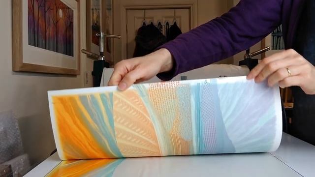 Printing a landscape with monotype and monoprint techniques in multi-colour смотреть онлайн