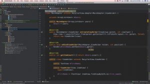 Android Studio: Finish creating RecyclerView, ArrayList