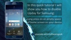 How to disable Upday on Galaxy S6/S7/Note5