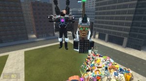 NEW UPGRADED G-MAN 4.0 VERSION SKIBIDI TOILET VS ALL TITAN CAMERA/SPEAKERMAN INJURED In Garry's Mod