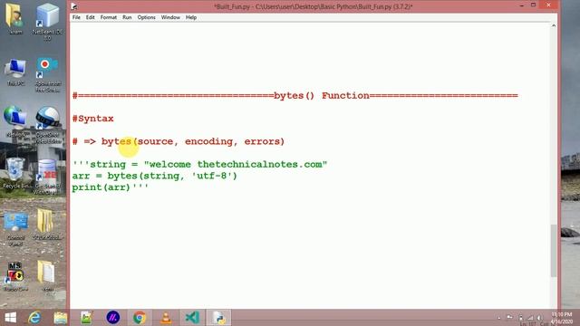 bool() bin() bytes() bytearray Built-in Function in Python in (Hindi) #17 смотреть онлайн