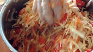 Ձմեռվա պահածո!  Կաղամբով աղցան!  Заготовки  на зиму  вкусный  салат из капусты