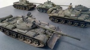 МОДЕЛИ ТАНКОВ Т44, Т55, Т62, Т64 и их модификации. Обзор и сравнение