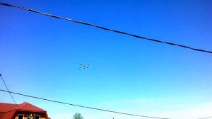 САМОЛЕТЫ ПРОЛЕТЕЛИ  У МЕНЯ НА ДАЧЕ на даче,в сторону Красной Площади Russian UFO aircraft