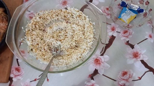 РИС с ОВОЩАМИ и КУРИЦЕЙ в духовке на СКОРУЮ РУКУ🥘/rice with vegetables смотреть онлайн