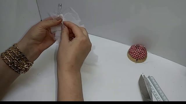 Подвязка для невесты из фатина своими руками смотреть онлайн