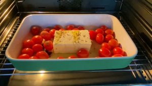 Паста с Фетой и помидорами черри ? Pasta mit Feta und Cherrytomaten