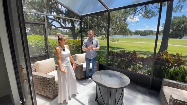 Обзор виллы за $282,000 с владелицей. Одесса. Штат Флорида смотреть онлайн