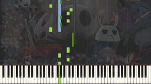 Ballad of Hallownest - Hollow Knight OST [Piano Tutorial] (Synthesia)