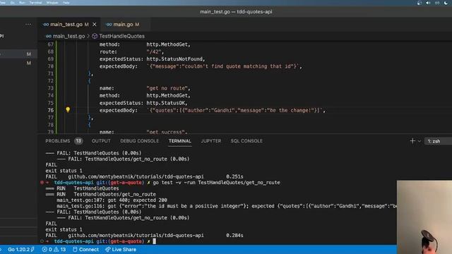 TDD Quotes API - Part 2 - Get A Quote смотреть онлайн