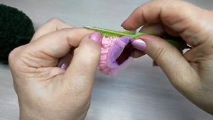 Вязание крючком в технике Фриформ. Новый элемент. Часть 1